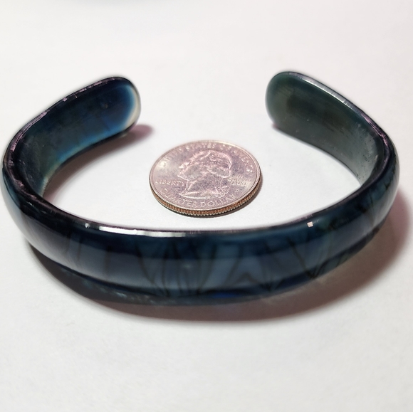 Stained Glass Mystic Night Cuff Fused Bracelet - Picture 8 of 9